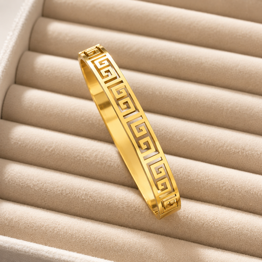 Greek key Bracelet(Thin Wrist)