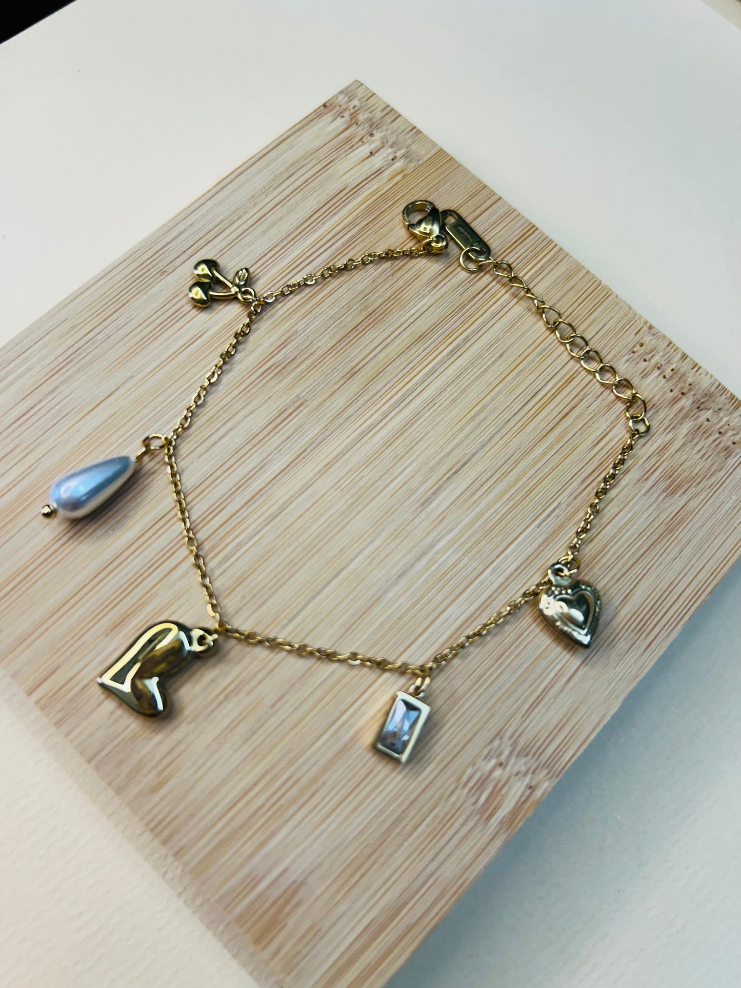 Anti Tarnish Whimsical Charms Bracelet