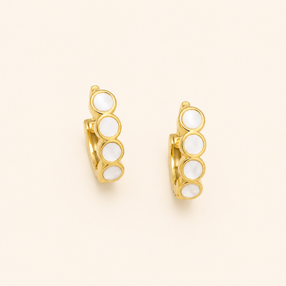 White Enamel Hoops