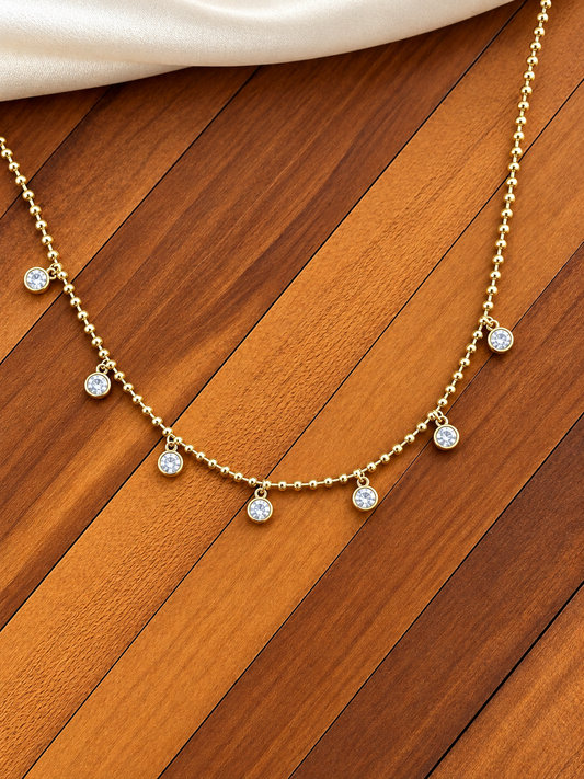 Crystal Dot Necklace