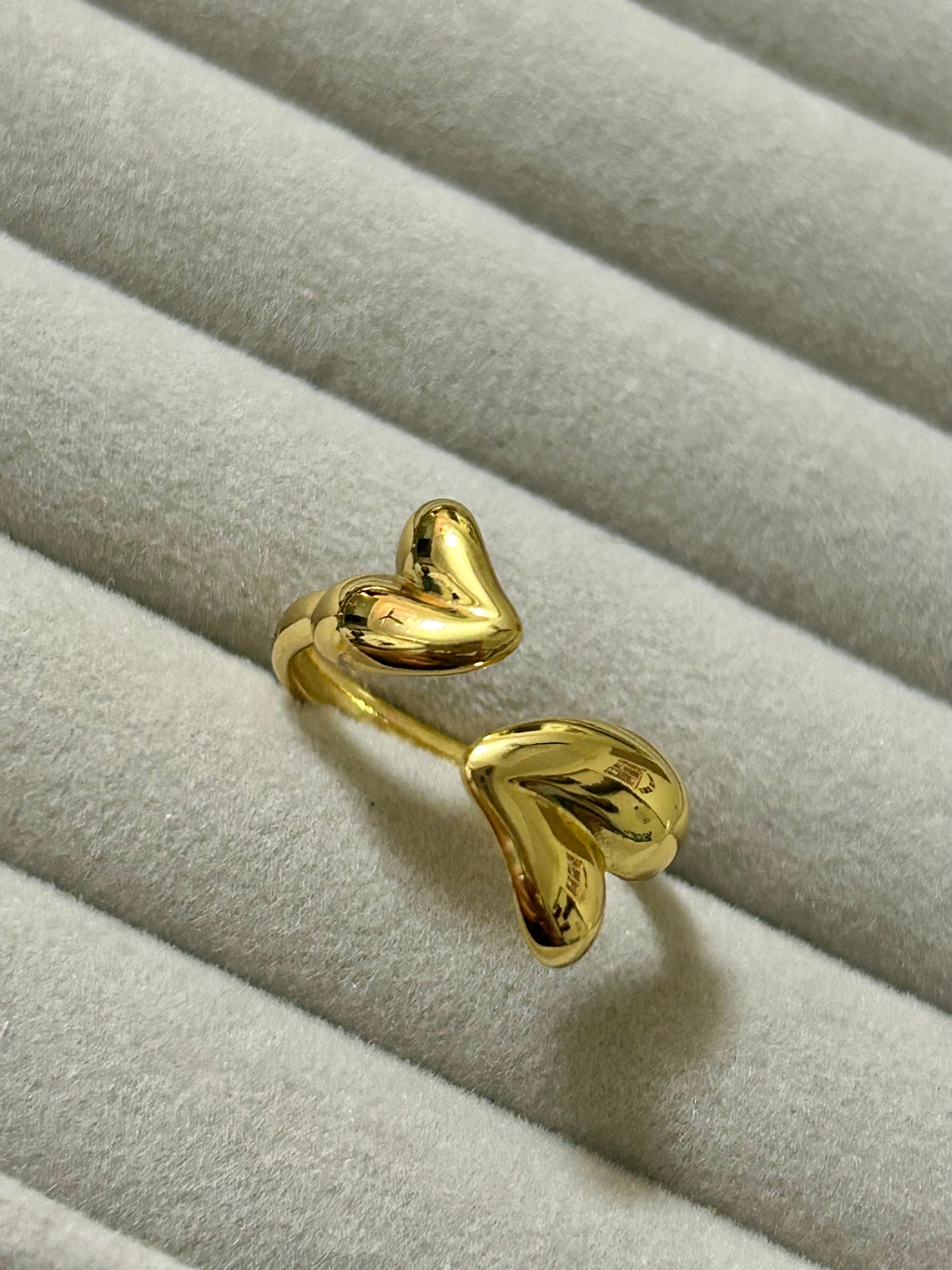 Melted Hearts Ring