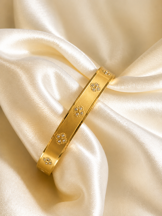 Clover Diamond Bracelet(Thin Wrist)