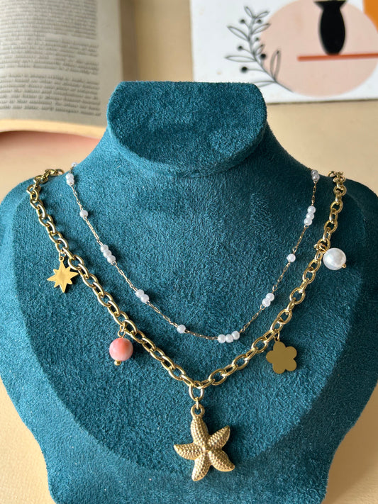 Golden Shoreline Necklace