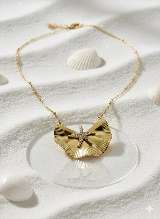 The Shoreline Starfish Necklace