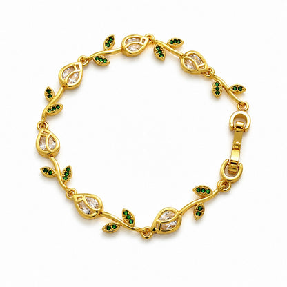 Whit Tulip Bracelet