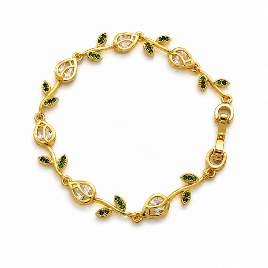 Whit Tulip Bracelet