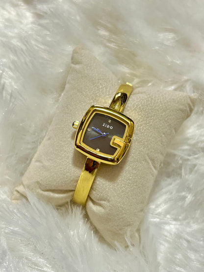 Square Vintage Kada Style Watch(Black Dial)