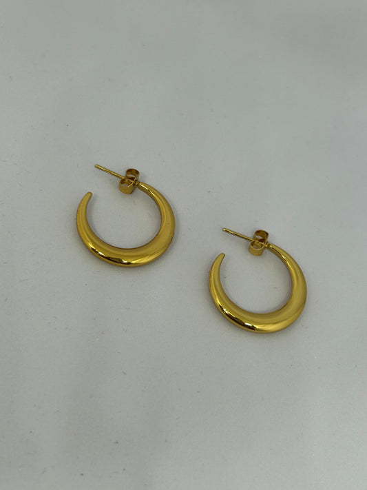 Crescent Moon Hoop