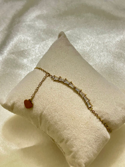 Heart Drop Bracelet