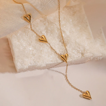 Heart Lariat Necklace
