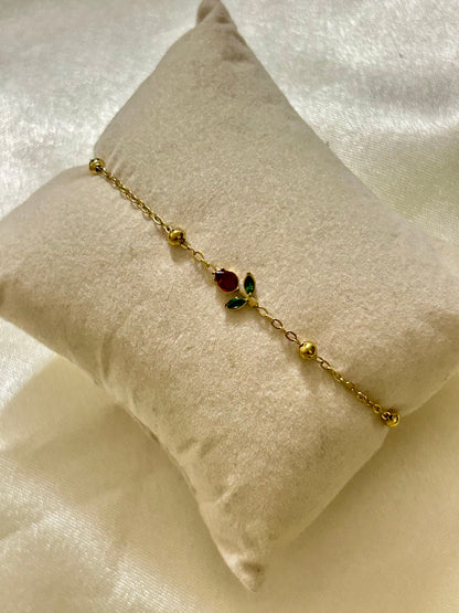 Red Tulip Bracelet