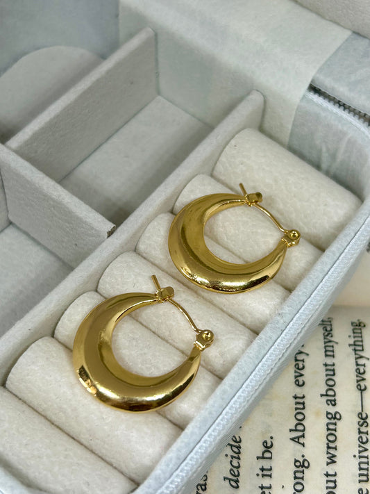 Classic Bold Hoop Earrings
