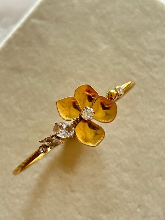 Crystal Flower Bracelet
