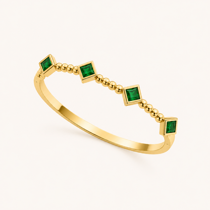 Emerald Bracelet(Thin Wrist)