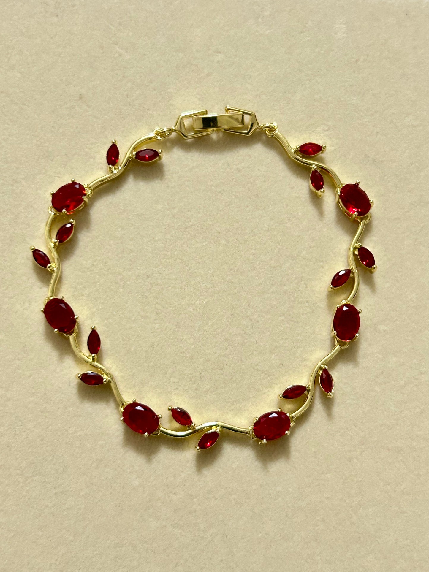 Maroon Tulip Bracelet