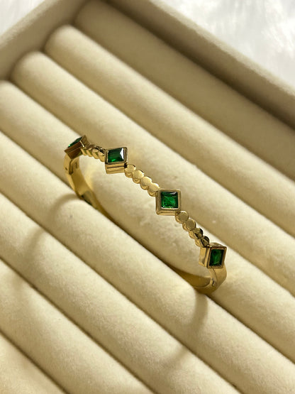 Emerald Bracelet(Thin Wrist)