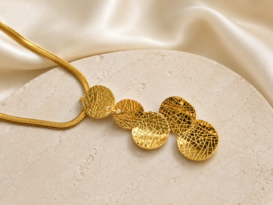 Golden Cascade Necklace
