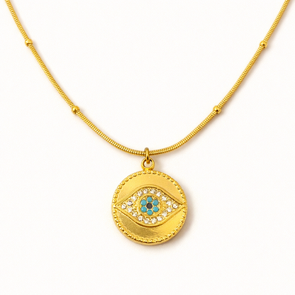 Evil Eye Diamond Necklace