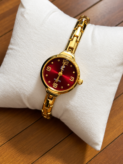 Maroon Dial Vintage Watch