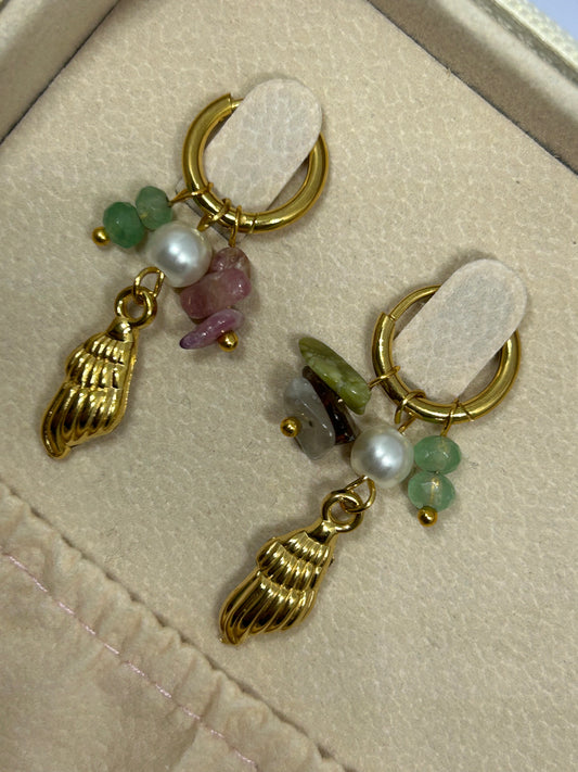 Shell and Pearl Huggies