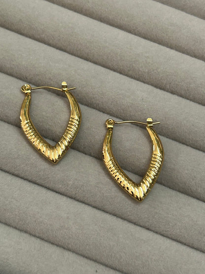 V Shaped Hoops