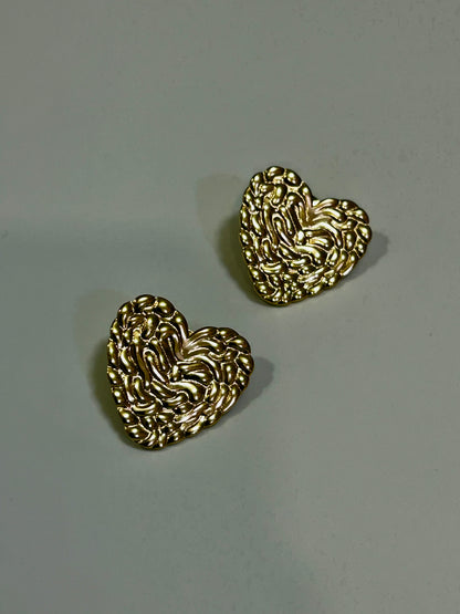 Heart Impression Earrings