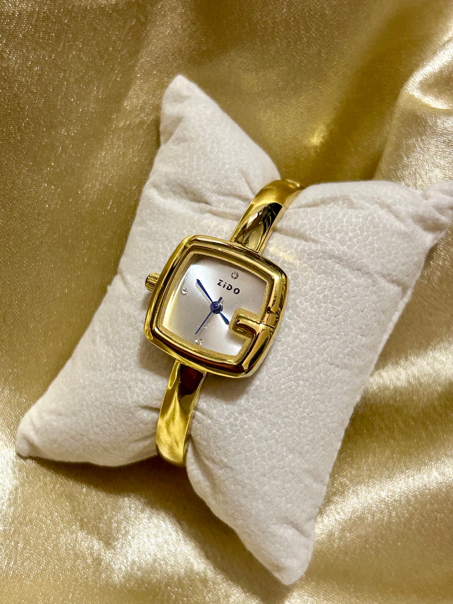 Square Vintage Kada Style Watch(White Dial)