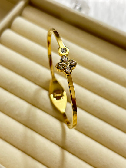 Flower Studded Bracelet