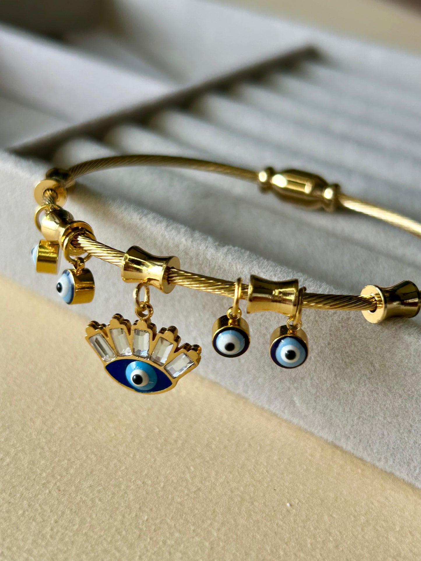 Evil Eye Luxe Charm Bracelet