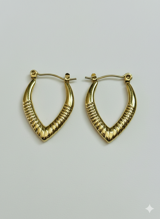 V Shaped Hoops