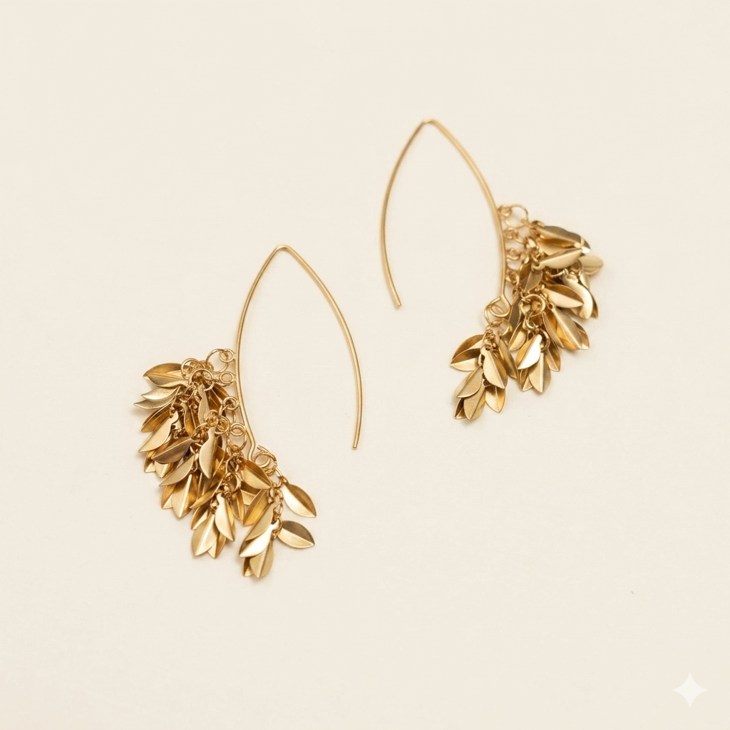 Luxe Leaf Earrings