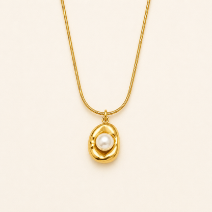 Molten Pearl Necklace