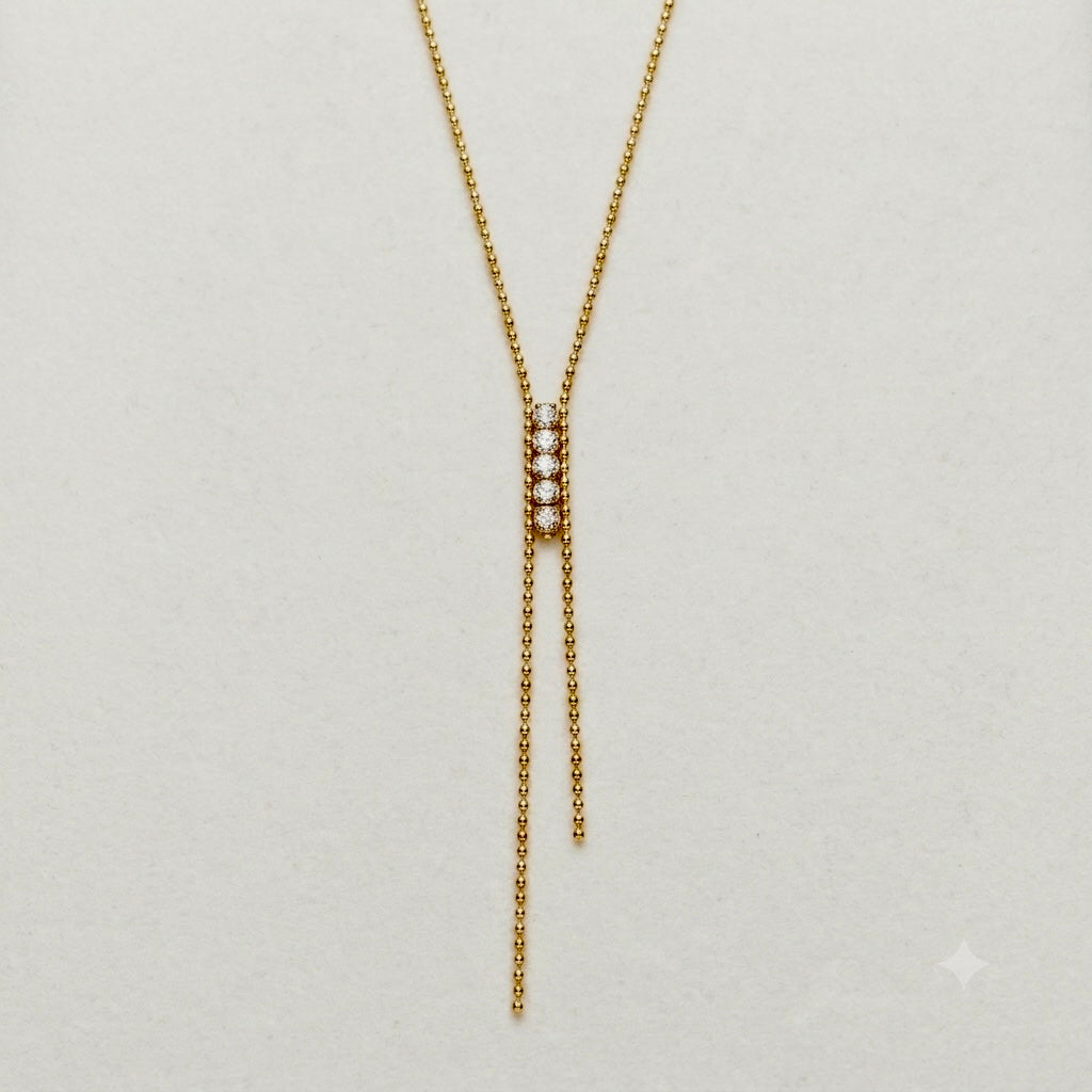 Diamonds Lariat Necklace