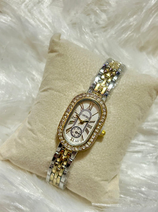 Dual Tone Vintage Watch