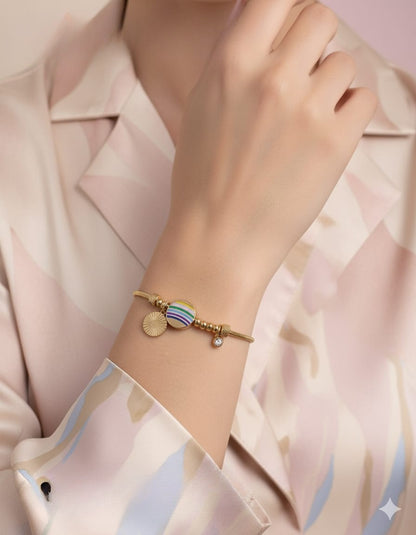 Multicolour Chain Bracelet