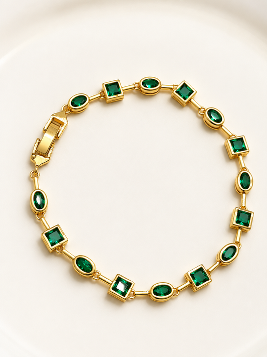 Green Link Bracelet
