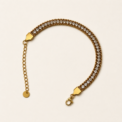 Diamond Block Bracelet