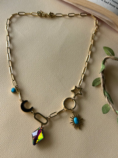 Celestial Dreams Charm Necklace