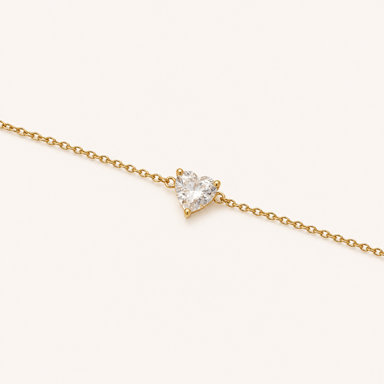 Heart Diamond Bracelet