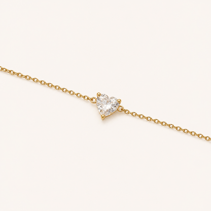 Heart Diamond Bracelet
