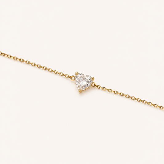 Heart Diamond Bracelet