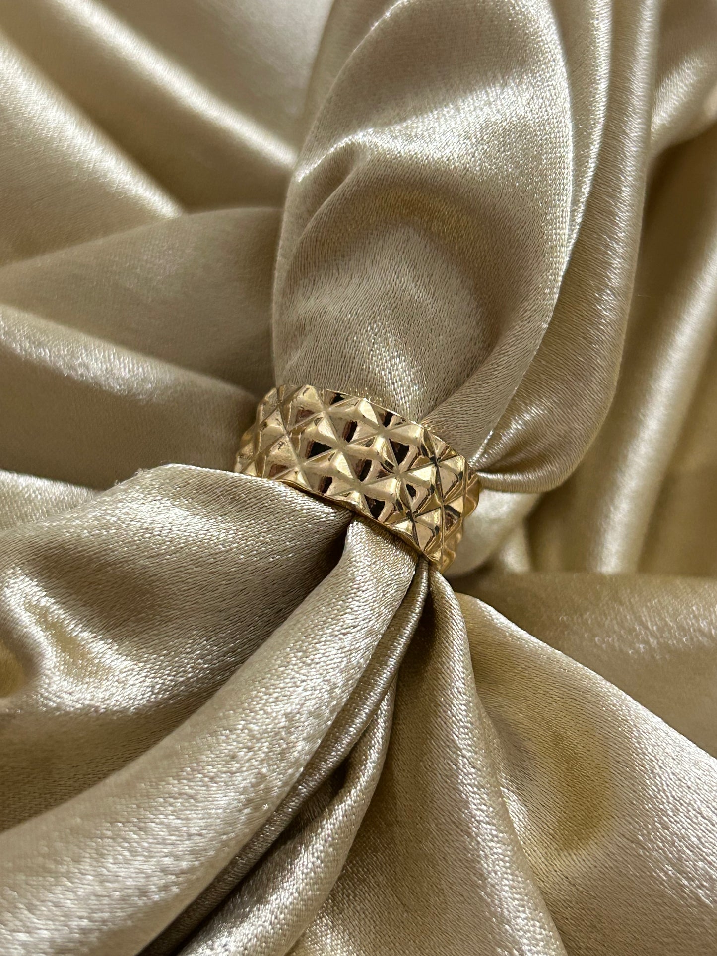 Textured Adjustable Ring