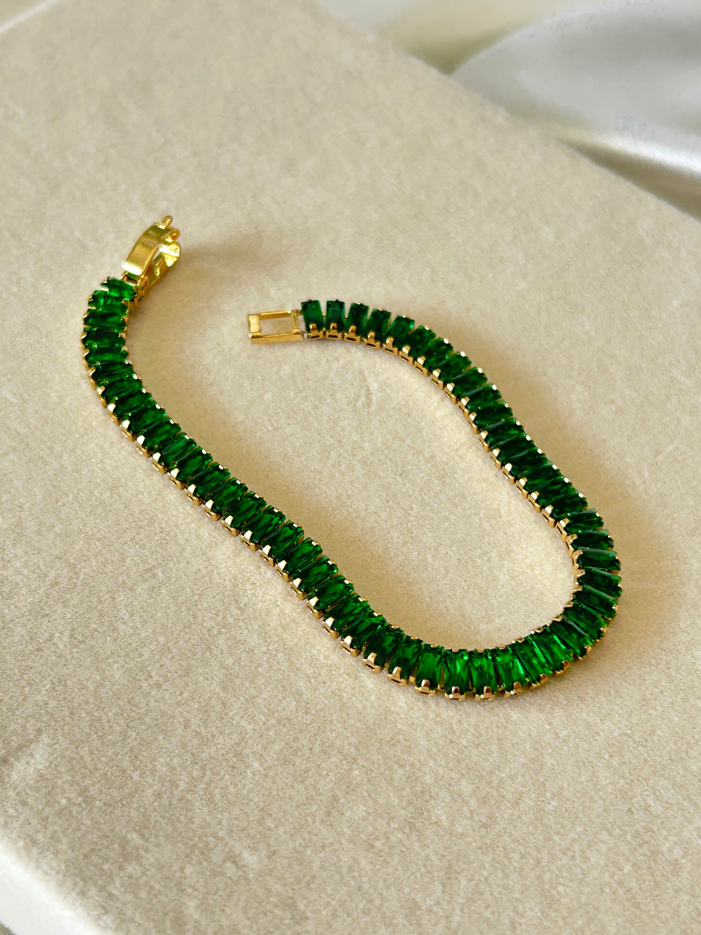 Emerald Tennis Bracelet