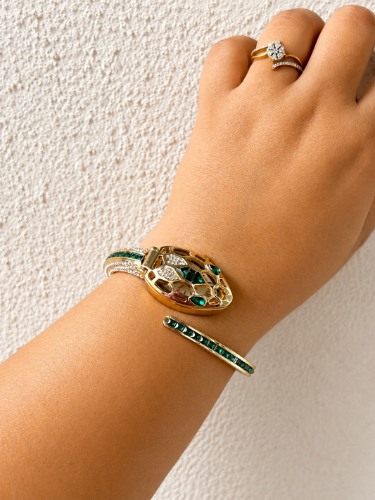 Green Face Snake Watch