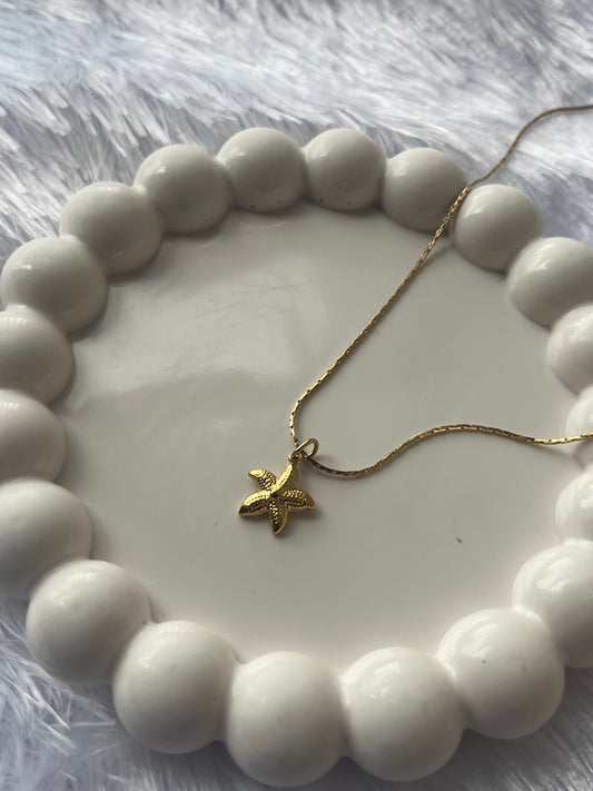 Anti Tarnish Starfish Necklace