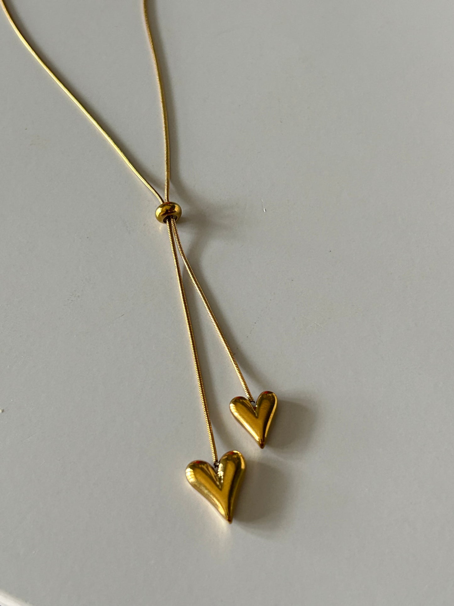 Hearts Adjustable Necklace