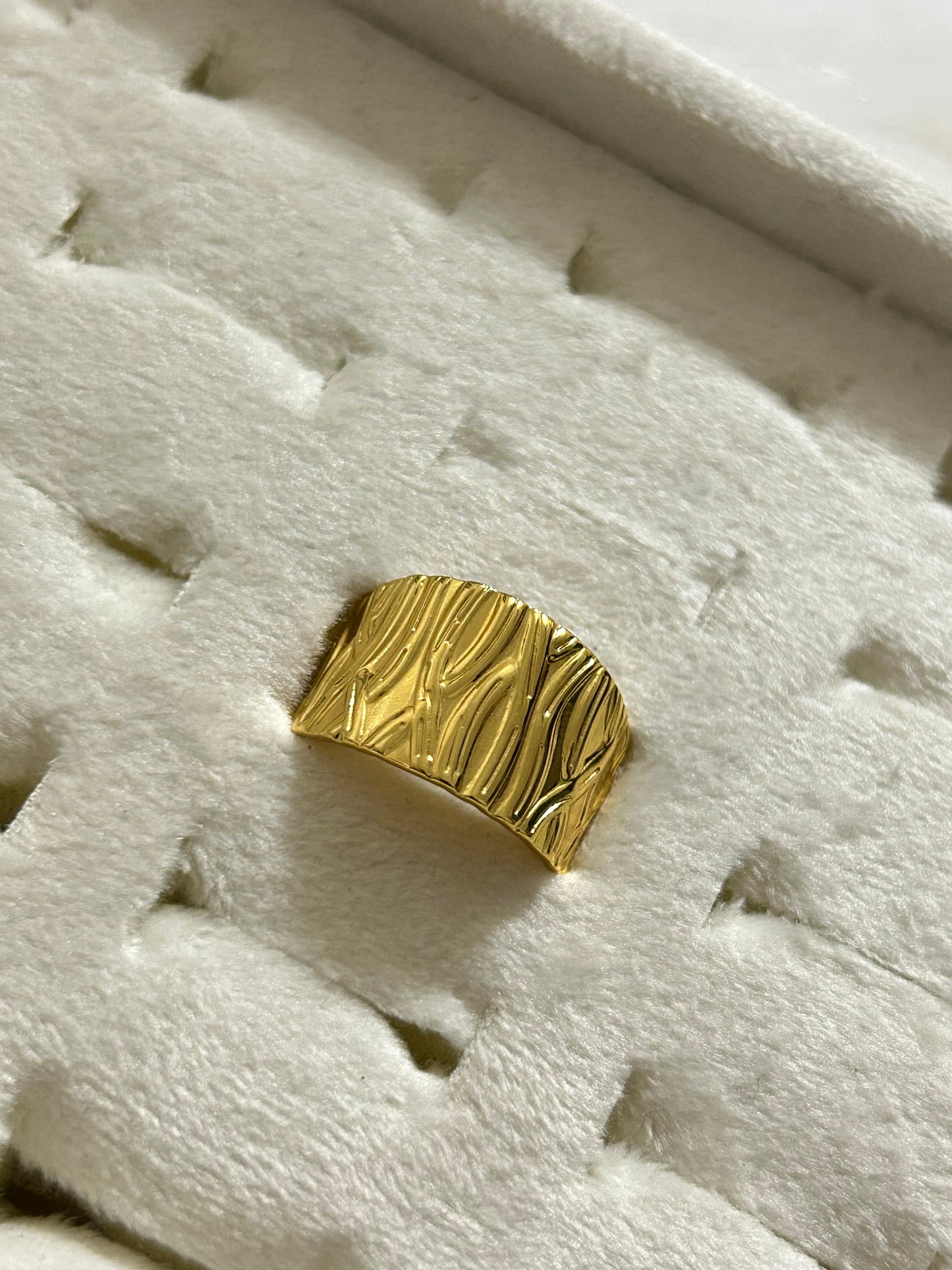 Textured Band Ring