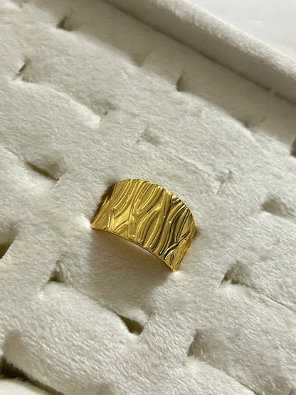 Textured Band Ring