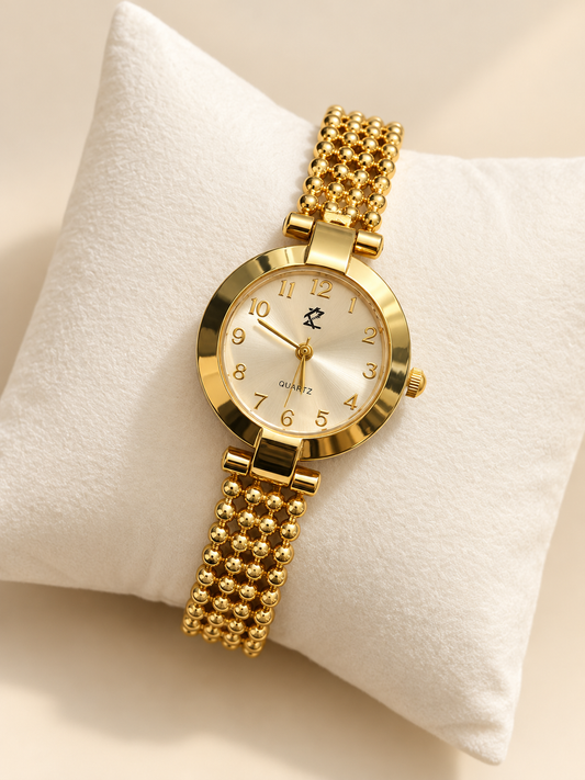White Beaded Watch