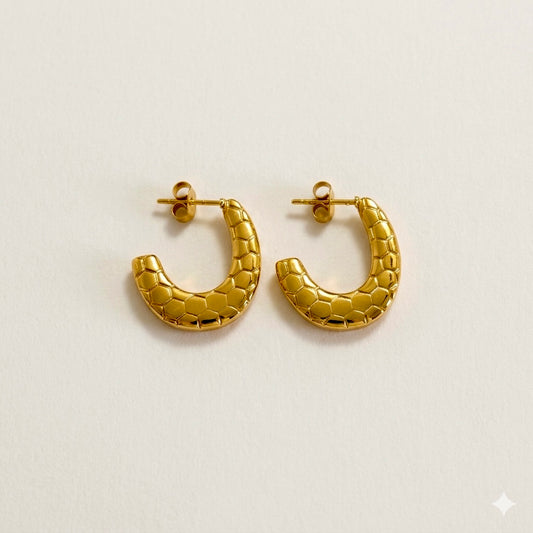 Snake Pattern Hoops